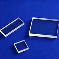 Plaque de silice de quartz fondue transparente sur mesure pour usine, vente en gros et au détail, pièces résistantes aux hautes températures pour soudage, découpe et usage en laboratoire