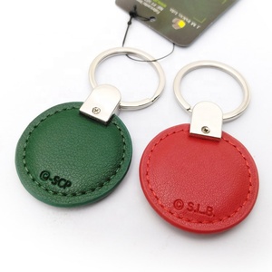 Leather <b>Personalized</b> Custom Engraved Brand Logo <b>Keychains</b>-Eco-Friendly High Quality Pantone Color - Product Image 4