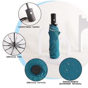 Lightweight Wholesale Foldable Branded Coloured <b>Umbrella</b> Manual Open Windproof Folding Advertising <b>Umbrellas</b> - Product Image 3