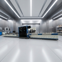 Centro de Corte y Fresado CNC Automático de 5 Estaciones para Ventanas y Puertas, Línea de Producción de Ventanas y Puertas