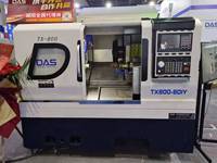 Torno CNC de cama inclinada de doble husillo de 4 ejes DAS 220V multifuncional con torreta de potencia de eje Y para accesorios de reloj de barco de coche