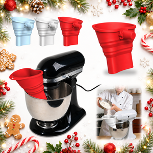Regalo Promocional para Automóviles: Embudo de Silicona para Harina KSM150, Embudo Extensible para Batidora de Pedestal, Embudo para Batidora <span class=keywords><strong>Kitchenaid</strong></span> de 6QT - Product Image 3