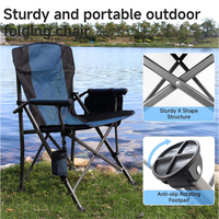 Chaise de camping pliable en gros d'usine, chaise pliante d'extérieur durable de couleur personnalisée
