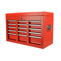 Armoire à outils en acier robuste CE, 15 tiroirs, chariot à outils d'atelier, chariot roulant, OEM personnalisable, revêtement électrostatique en poudre, 3 ans de garantie