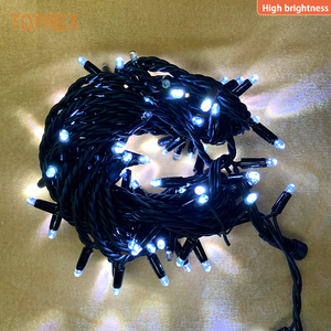 Linh hoạt lạnh trắng dẫn cao su chuỗi đèn ngoài trời không thấm nước nhiệt độ cao kháng cho Giáng sinh bên hồ bơi hiển thị - Product Image 3