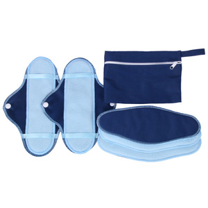 Set di 8 Assorbenti Igienici Lavabili Super Assorbenti per <span class=keywords><strong>Giorno</strong></span> <span class=keywords><strong>e</strong></span> <span class=keywords><strong>Notte</strong></span> - Product Image 2