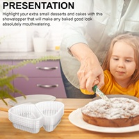 Boîte de rangement alimentaire jetable triangulaire personnalisée pour sandwichs, desserts, aliments, boîte alimentaire en plastique triangulaire pour tarte, transparente