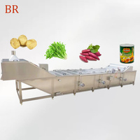 Vruchten En Groenten Wortelen/Kokosnoot Vlees/Paddestoel Blancheren Machine, Continue Amandel Blancheren Machine