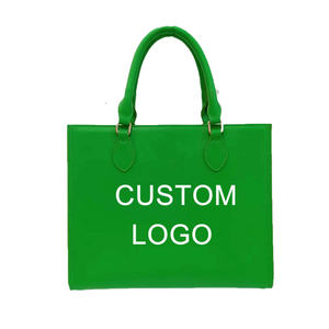 Nuovo Design personalizzato All Over Debossed Logo borsa in pelle PU borse a mano di grande capacità borse da donna - Product Image 2