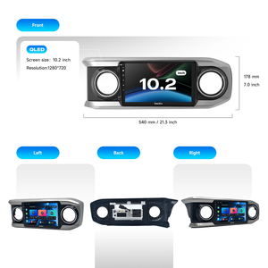 Dasaita Android Car Stereo với video màn hình cảm ứng DSP <span class=keywords><strong>Navigation</strong></span> 2015-2022 TOYOTA 3rd Gen tacoma đài phát thanh đầu đơn vị MP3 Máy nghe nhạc - Product Image 6