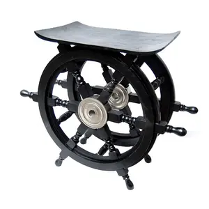 古董航海木船车轮连接表的保持咖啡茶和成型制品制造业出口