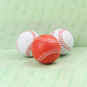 Jouets anti-stress en mousse PU de 6,3 cm en forme de balle de baseball pour enfants, vente en gros directe usine - Product Image 2