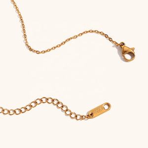 Dingran collana con ciondolo cucciolo carino di alta qualità collana con gioielli in acciaio inossidabile placcato oro collares para mujer - Product Image 6