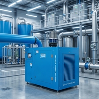 Equipo de Aireación para Tratamiento de Aguas Residuales, Eficiente Energéticamente, Soplador de Aire de Levitación Magnética Industrial, Motor de 30HP, 40kPa Ajustable