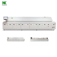 Horno de Reflujo de Aire Caliente sin Plomo de 8/10/12 Zonas para Línea de Montaje LED, Máquina de Soldadura por Reflujo SMT
