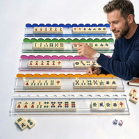 Règle de Mahjong Américain en Acrylique et Support de Tri de Tuiles, Meilleure Vente Transfrontalière, Aide au Tri d'Échecs/Cartes, Sur Mesure