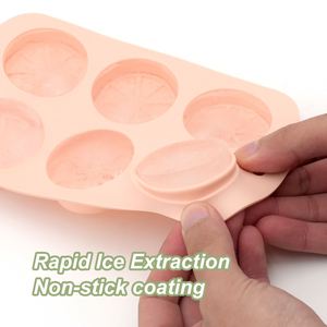 Molde de Silicona con Forma de Limón de 6 Cavidades, Bandeja Antiadherente para Hornear, Galletas, Chocolate, Pastel, Cubitos de Hielo Flexibles, Herramientas para Hacer Gelatina y Dulces - Product Image 4