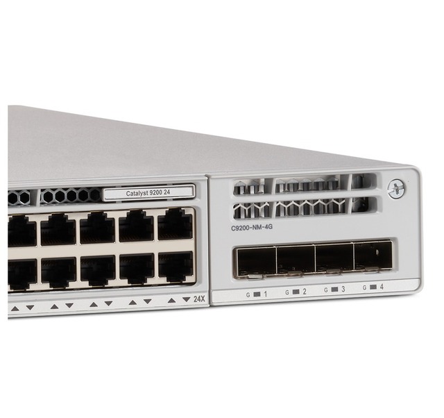 Original Cisco Catalyst C9200-24T-E 24 Ports Data Switch Network Essentials 4x1G SFP Uplinks in Stock