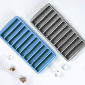 Yongli D-15 dài Silicone <span class=keywords><strong>Ice</strong></span> <span class=keywords><strong>Stick</strong></span> <span class=keywords><strong>Tray</strong></span> với nắp breatmilk lưu trữ khay hình chữ nhật hẹp <span class=keywords><strong>Ice</strong></span> khuôn mẫu cho miệng nhỏ chai - Product Image 4