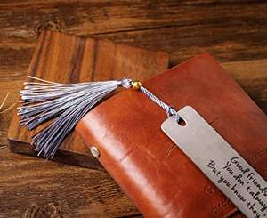 Custom <b>Metal</b> <b>Bookmark</b> with Tassel Wedding Favor & Party Gift - Product Image 6