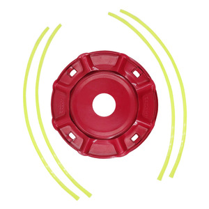 Cabezal de corte <span class=keywords><strong>para</strong></span> cortacésped, <span class=keywords><strong>hilo</strong></span> de 12cm de diámetro, 4 líneas, <span class=keywords><strong>para</strong></span> jardín, varios cepillos - Product Image 1