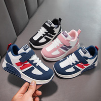 Baskets montantes pour garçons et filles Printemps 2026 – Semelle souple, légères, antidérapantes, imperméables, fermeture Velcro, tige en microfibre imitation