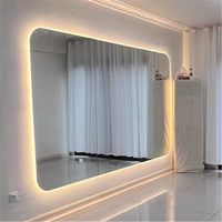 Miroir mural sans cadre haute définition grande taille décoratif pour salle de sport, danse, yoga, pilates, coiffure, studio de danse, salle de sport