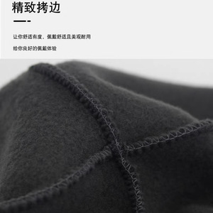Fleece <b>Hat</b> Ski Cap Windproof Warm Headband For Cycling Skiing Outdoor Sports Adult Black Gray Military Green <b>Navy</b> Blue Khaki - Product Image 1