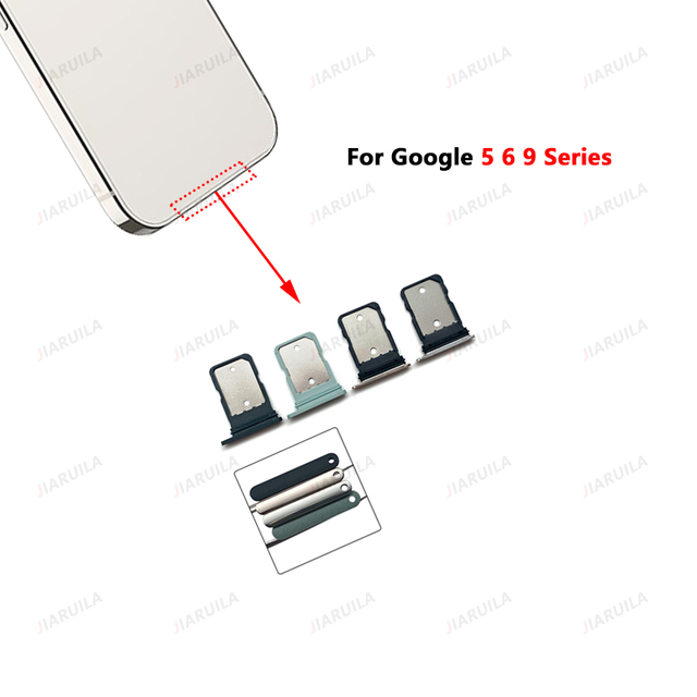 Mobile Phone Sim Card Tray Slot Flex Cable for Google Pixel 5 5A 5 Pro 6 6A 6 Pro 9 9 Pro XL Phone Parts Accessories
