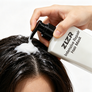 Masque capillaire réparateur intensif super lissant sans parabène, formule biologique 2-en-1 pour femmes, tous types de cheveux, marque privée - Product Image 5