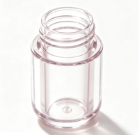 Flacon vide transparent personnalisé de 6 ml pour brillant à lèvres avec bouchon décoré fraise, tube de brillant à lèvres, emballage cosmétique
