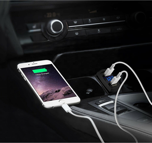 Soket Pengisi Daya Mobil USB Ganda dengan <span class=keywords><strong>Voltmeter</strong></span> LED 12V/24V Pengisi Daya Super Cepat Mobil 2 Port USB Stopkontak untuk Bus Kapal Laut Truk - Product Image 6