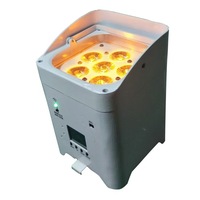Bolsa de Transporte 4 en 1 para Luces LED RGBW de Aluminio y Plástico, Iluminación de Escenario, 6 Piezas de 18W, WiFi Inalámbrico, IP33, DMX512