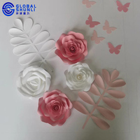 Dekorasi Bunga Kertas 3D Bunga Raksasa Kertas Bunga Pesta DIY Buatan Tangan Kertas Bunga untuk Dekorasi Pernikahan Rumah