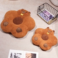 Bantal Duduk Bentuk Hewan Lucu Berbentuk Bunga Bebek Panda Husky Beruang Lembut dan Empuk untuk Dekorasi Rumah, Kamar Tidur, dan Kantor