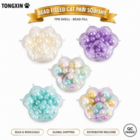 Jouet Squishy Personnalisé Patte de Chat en TPR avec Perles TONGXIN – Jouets Squishies, Jouets Sensoriels, Balles Anti-Stress, Jouets Fidget de Bureau