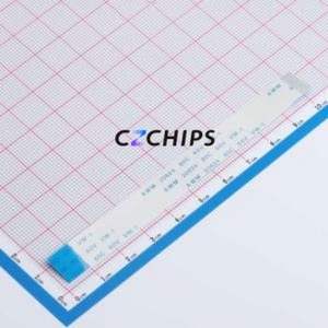 ZX-FFC0.5-F-10048-19P FFC Cable (Flexible Flat Cable) P=0.5mm Connector 19P 0.5mm Reverse 10cm - Product Image 1