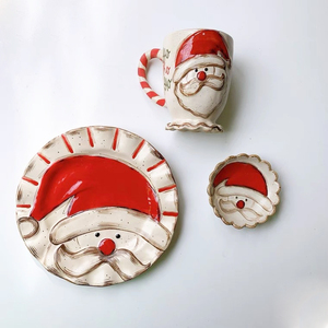 New Ceramic Christmas Dinnerware <strong>Set</strong> Decorative <strong>Xmas</strong> Santa Claus Tableware Santa <strong>Dinner</strong> <strong>Sets</strong> - Product Image 3