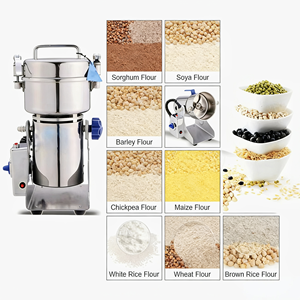Molino de Polvo de Acero Inoxidable de 500g: Muele Eficientemente Soja, Garbanzos, Chile, Hierbas, <span class=keywords><strong>Trigo</strong></span>, Sorgo <span class=keywords><strong>y</strong></span> Cebada en Polvo Fino - Product Image 2