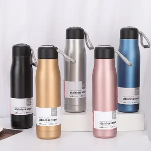 Fashionable sublimation stainless steel water bottle outdoor double walled insulated gym custom drinking water bottles sports