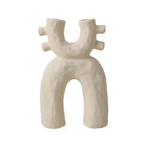 Pot Tanaman Keramik Bentuk Gua Gaya Nordic Keramik Warna-warni Pot Tanaman Sukulen untuk Tanaman Dalam Ruangan