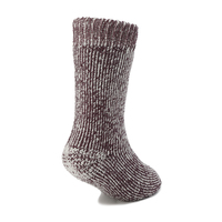Vente en gros de chaussettes décontractées en laine mérinos jetables antidérapantes, respirantes et antibactériennes pour garçons et filles en hiver