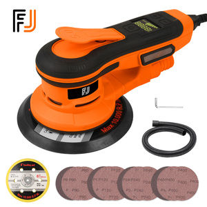 <span class=keywords><strong>Lijadora</strong></span> Orbital Aleatoria Profesional con Cable y Velocidad Variable para Automóviles, Paneles de Yeso, Madera, Acero, etc. - Product Image 1