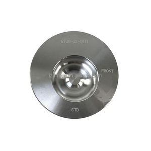 Piston de moteur Diesel S6D102 avec goupille 6738-31-2111 6738312111 pour chargeuses sur pneus WA150 WA150PZ WA200 WA200PT WA250 WA250PT WA320 - Product Image 4
