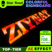 Signalisation lumineuse colorée Logo Lightbox couleur mur de fond personnalisable extérieur