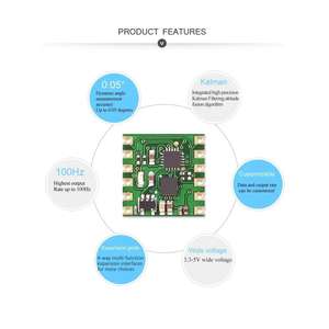 Y31N AHRS 2 3 Axis Digital Accelerometer <strong>Tilt</strong> Angle Attitude <strong>Sensor</strong> Module <strong>Inclinometer</strong> For IIC I2C 3.3V 5V Serial TTL - Product Image 3