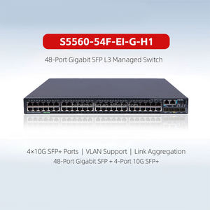 ข้อเสนอพิเศษ H3C S5560-54F-EI-G-H1 สวิตช์จัดการเลเยอร์ 3 แบบ 48 พอร์ต Gigabit SFP 4 พอร์ต 10G SFP+ ไฟเบอร์สวิตช์ มีสินค้าในสต็อก - Product Image 1