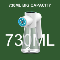Nouvelle machine de coiffure portable multifonctionnelle 730 ml, pistolet pulvérisateur après-rasage