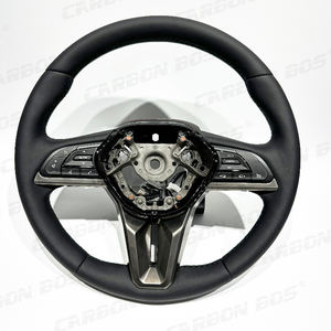 <span class=keywords><strong>Volante</strong></span> de Cuero Nuevo para Mejorar Autos Antiguos, Compatible con Nissan GTR R35 R34, Sin Necesidad de Modificar, Conectar y Usar - Product Image 1