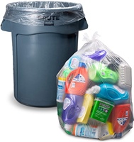 Petits sacs poubelle transparents ménagers: sacs à ordures de cuisine polyvalents en vrac en gros, sacs à déchets en plastique étanches et extensibles
